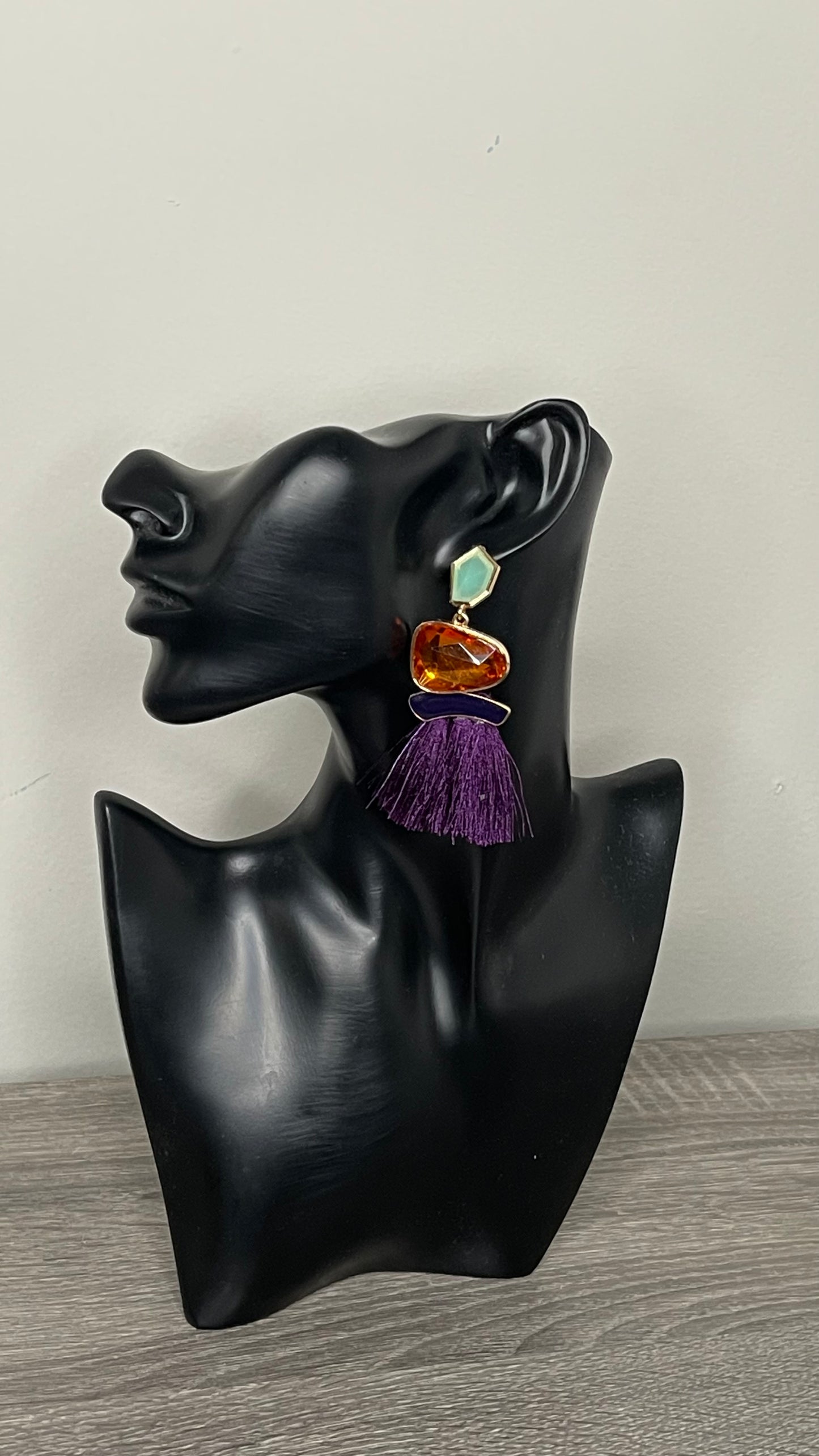 Purple Rain Earring